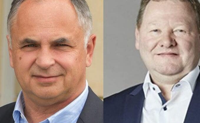 Nomios CEO Jacek Wojdal (li.) und Thomas, Senior Business Development Manager International bei Airlock Kohl,