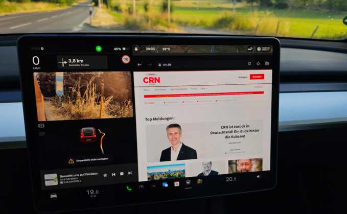 CRN kann man auch in einem Tesla lesen. Noch gibt es dafür keinen dezidierten Endpoint-Schutz.