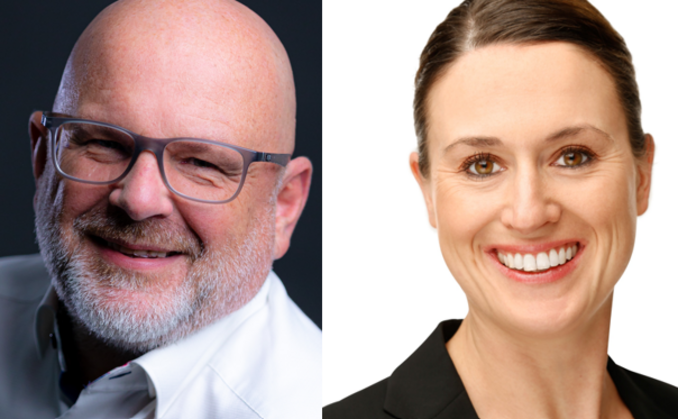 Harry Weik von Grau Data und Britta Appel von Ingram Micro werden künftig eng zusammenarbeiten.