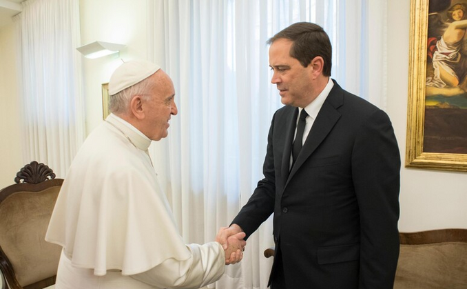 Pontifex Maximus und Cisco CEO